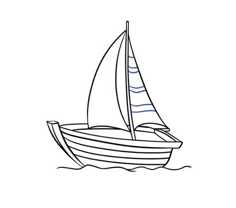 Sailboat Drawing For Kids | Free download on ClipArtMag