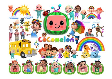 Cocomelon Characters Clip Art