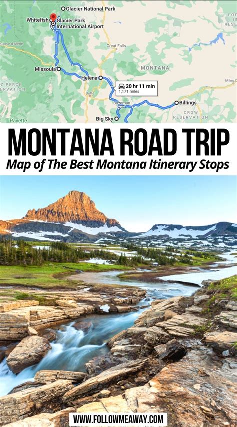 Montana Road Trip Map