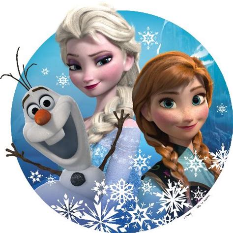 Frozen Princesses with Snowflakes