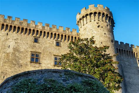 Bracciano, Roma: the Medieval Castle Stock Image - Image of italy ...