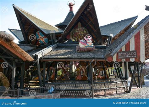 Europa Park, Rust, Germany, April 20th 2022 - Ride Attractions in the ...