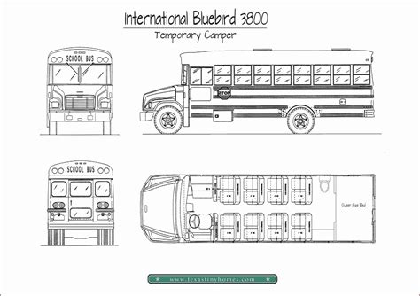 Mini School Bus Interior Dimensions - Design Talk