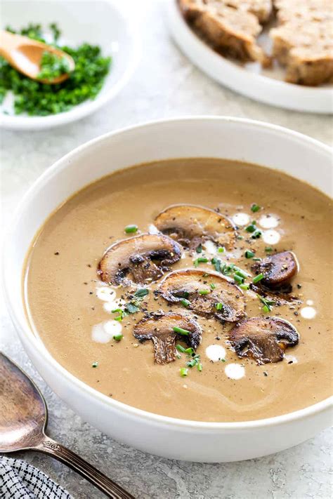 Creamy Mushroom Soup Recipe - Jessica Gavin