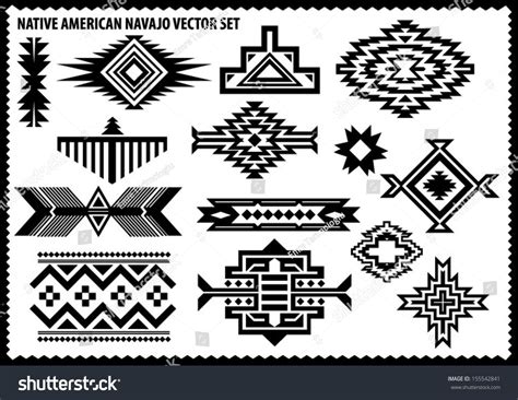 Native American Vector Set Stock Vector (Royalty Free) 155542841 | Shutterstock | Native ...