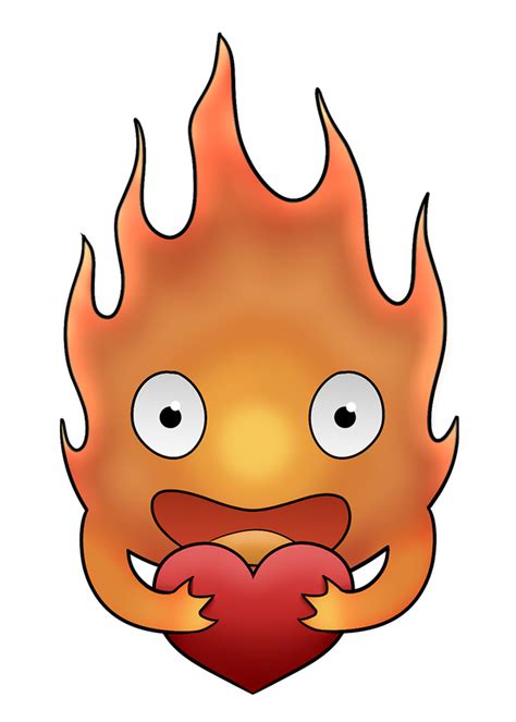 Calcifer Sticker | Brittanys Designs on Patreon | Stickers, Vinyl ...