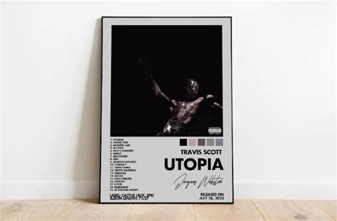 Travis Scott Utopia Tracklist Album Poster – Berrystoreus