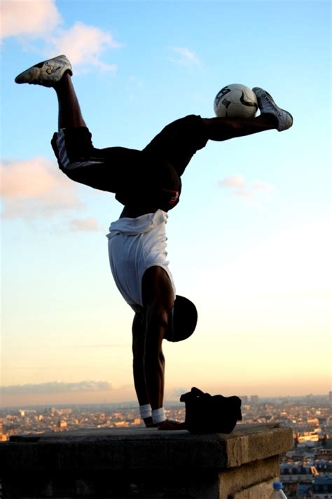 Street Soccer Tricks by Talented Freestyle Football Player