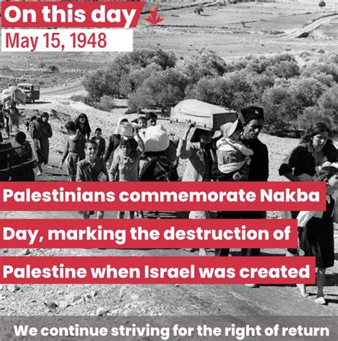 75th anniversary of Nakba Day – Monday 15th May 2023 | Flipboard