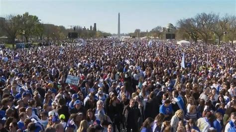 Massive pro-Israel rally held in Washington - Good Morning America