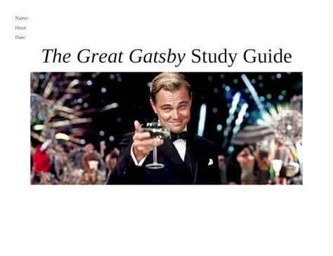 (DOCX) Web viewThe Great Gatsby Character Chart – Indirect Characterization. Graded out of 25 ...