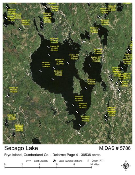 Lake Overview - Sebago Lake - Casco, Naples, Raymond, Sebago, Standish, Windham, Cumberland ...