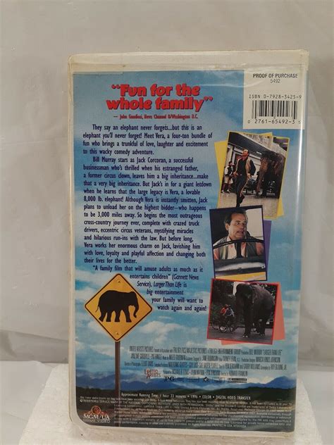 Larger Than Life (VHS, 1997, Clamshell Family Treasures) 27616549235 | eBay