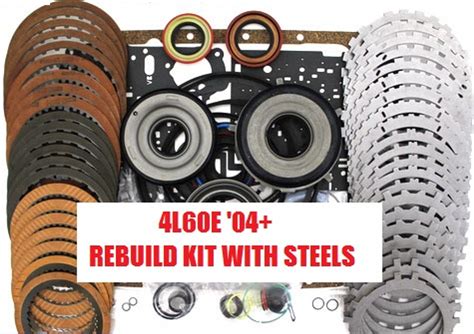 4L60E TRANSMISSION REBUILD KIT WITH STEEL PLATES, PISTONS & BORG-WARNER FRICTION CLUTCHES FITS ...