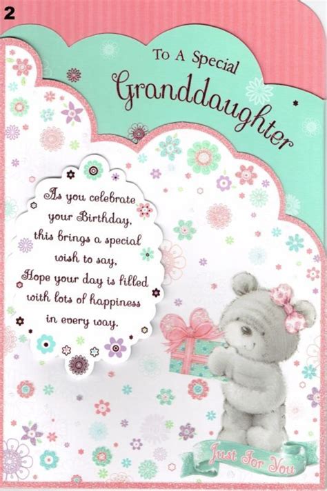 granddaughter birthday templates for creative card design candacefaber ...