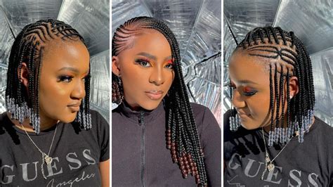 Image of Cornrow Hairstyles for ladies - Ladeey