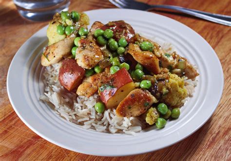 THE PANTRY PANDA: Chicken Curry with Potatoes and Cauliflower. Basmati ...