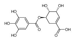 shikimic acid 3-O-gallate | CAS#:95719-51-0 | Chemsrc