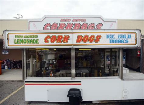 The Bridge City corn dog stand sits outside the Walmart on Tuesday... Photo-8027876.110262 ...