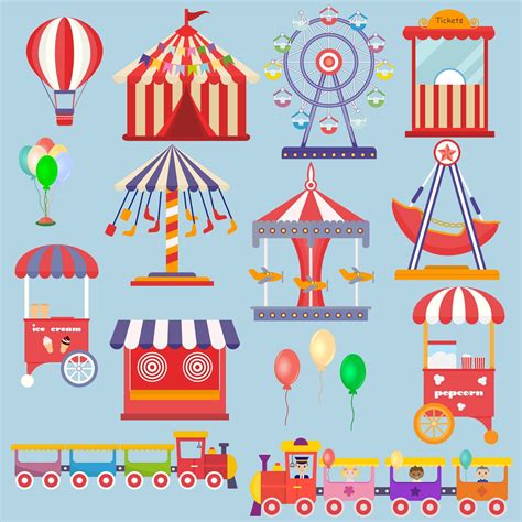 Mondial Fairground Rides Clipart