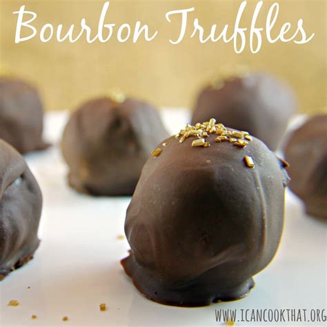 Bourbon Truffles Recipe | I Can Cook That