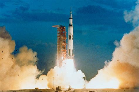 Saturn V at 50: NASA moon rocket lifted off on maiden mission 50 years ago | collectSPACE