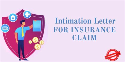 Intimation Letter Format for Insurance Company Claim