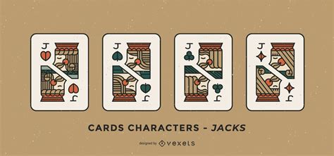 Joker Poker Cards Design Set Vector Download