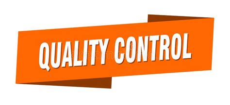 Quality Control Banner Template. Quality Control Ribbon Label Stock ...