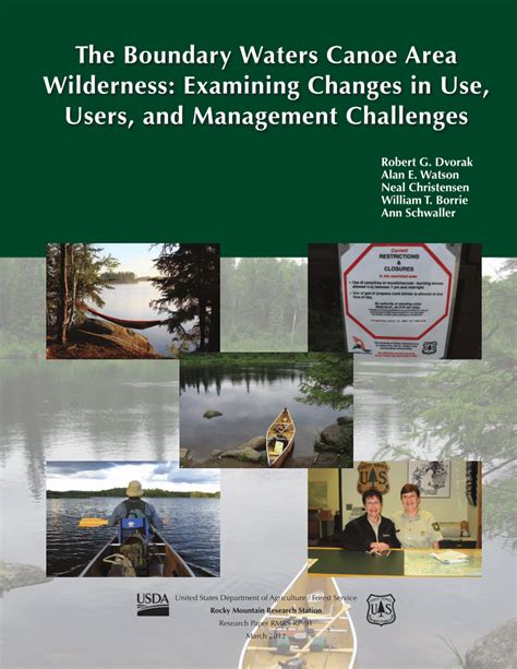 (PDF) The Boundary Waters Canoe Area Wilderness: Examining Changes in ...