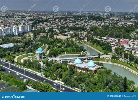 City Skyline - Tashkent, Uzbekistan Stock Image - Image of aerial, hill ...