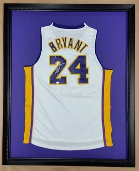 Framed Kobe Bryant Basketball Jersey! Autographed! Made in the USA! – Columbia Frame Shop