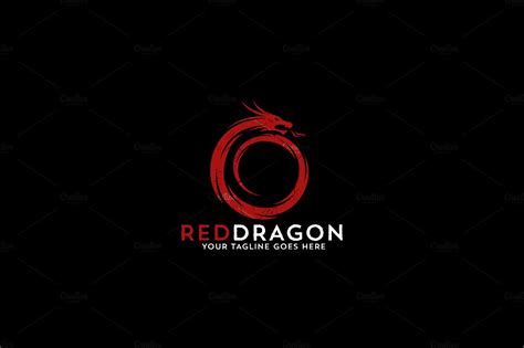 Red Dragon Logo | Branding & Logo Templates ~ Creative Market