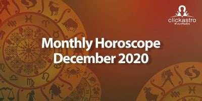 December 2020 Monthly Horoscope