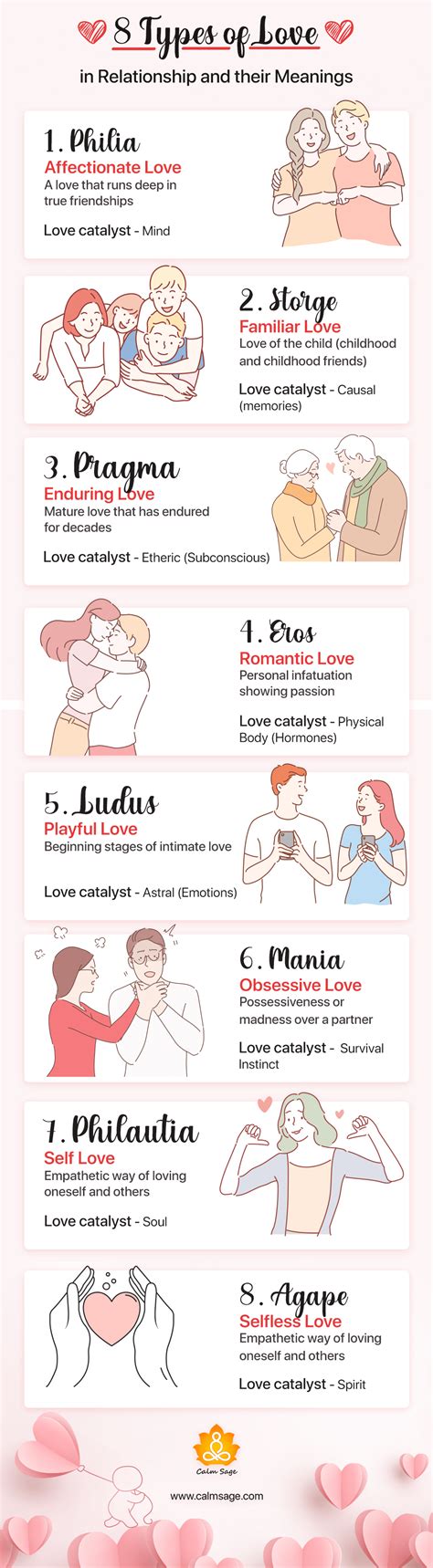 8 Different Types of Love According to Greek | Perfect Combination for You