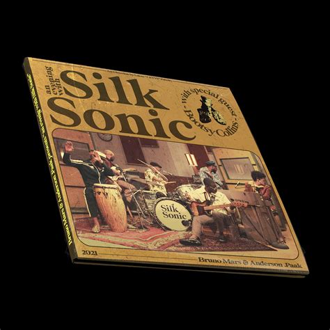 an evening with Silk Sonic - Cover Art on Behance