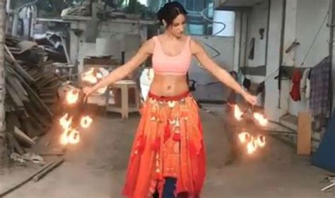 Nora Fatehi Has ‘Fear Written All Over’ as She Plays With Fire Before ...