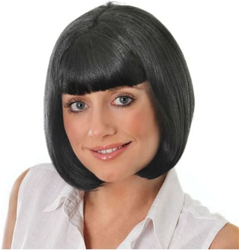 Ladies Short Black Bob Wig Pulp Fiction Mia Hollywood Fancy Dress – BigaMart