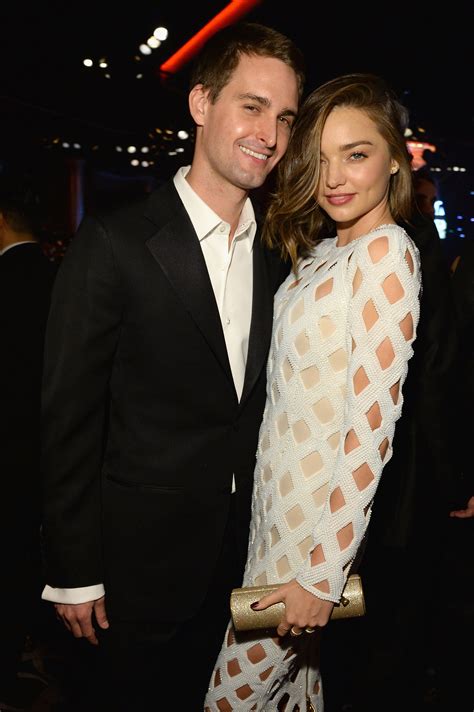 Pictured: Miranda Kerr and Evan Spiegel | See All the Glamorous Grammys ...