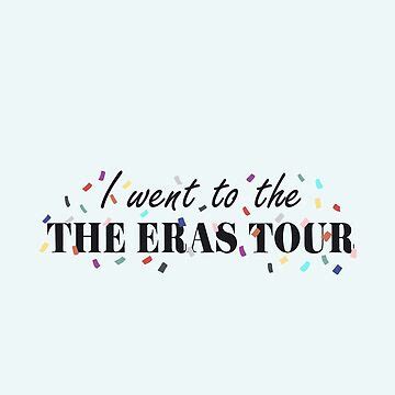 "Eras " Sticker for Sale by cranberryrose22 | Redbubble