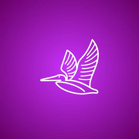 Pelican logo line art design graphic inspiration 21556956 Vector Art at Vecteezy