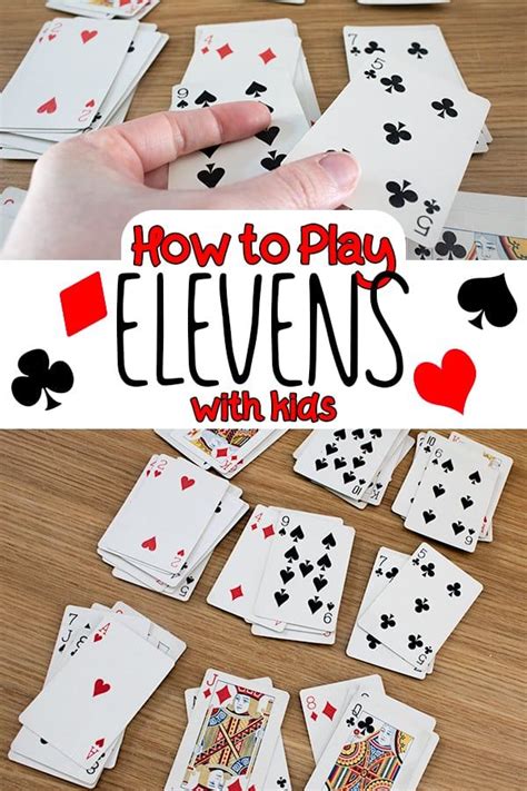 How to Play Elevens with Kids | Card games for kids, Fun card games ...