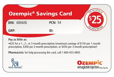 Ozempic Printable Coupon