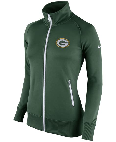 Nike Women's Green Bay Packers Stadium Track Jacket in Green - Lyst