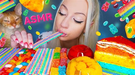 Asmr Eating Gummy Foods Youtube