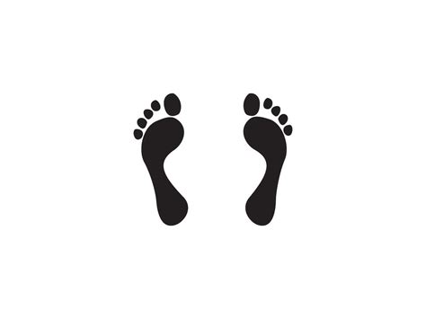 Foot vector logo icon 37127359 Vector Art at Vecteezy