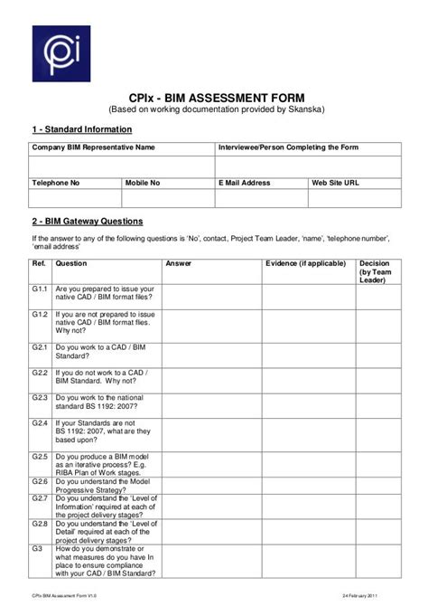 BIM Assessment