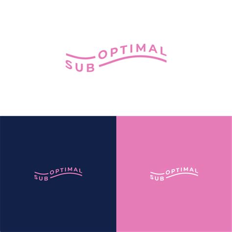 Designs | Logo design for a substack/newsletter: "suboptimal" | Logo ...