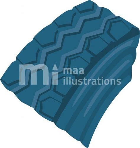 Illustration of a part of rubber tyre isolated | Rubber tires ...