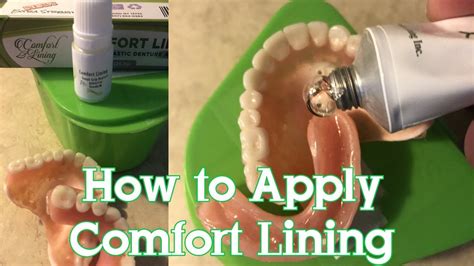 How to Apply a Thermoplastic Denture Adhesive - YouTube